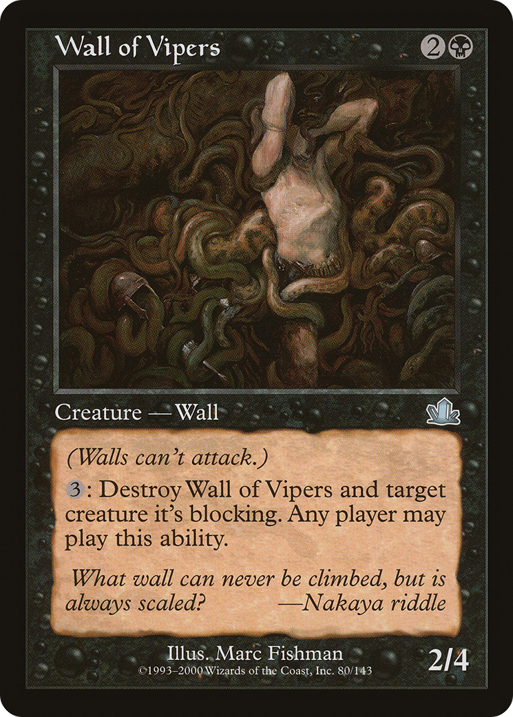 Wall of Vipers (PCY-080) - Prophecy Foil