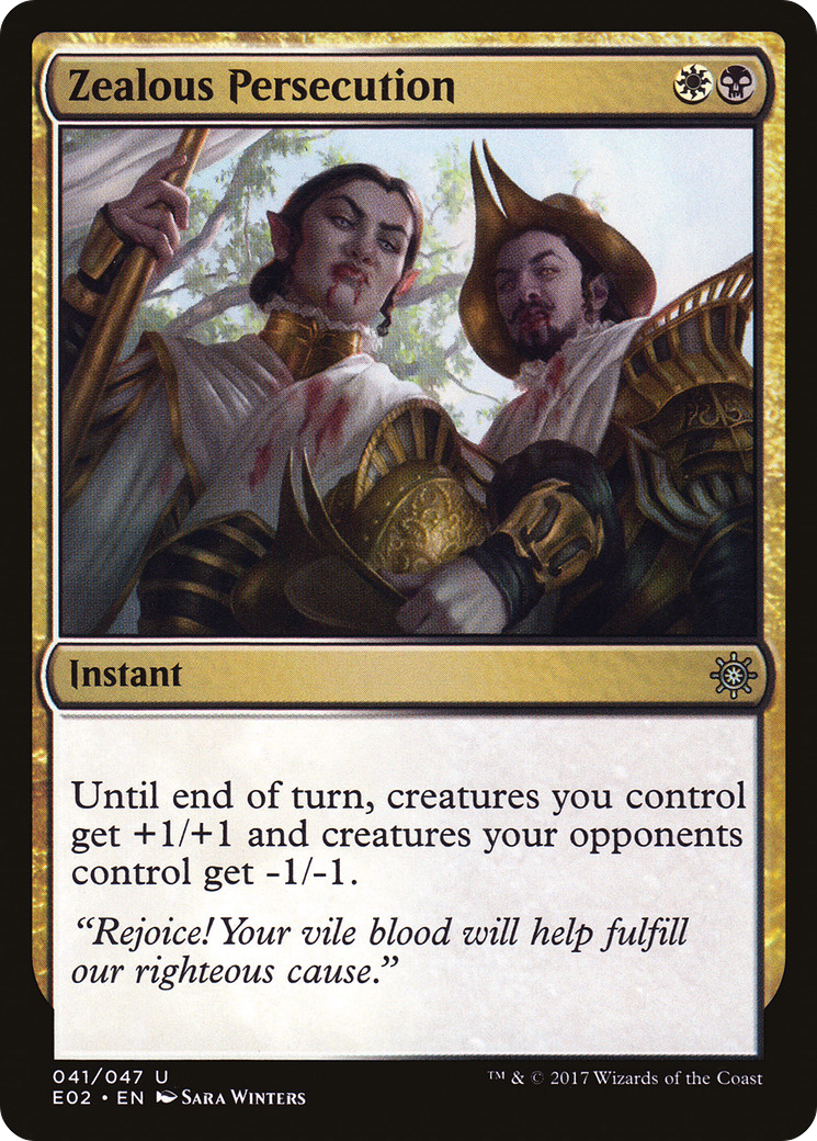 Zealous Persecution (E02-041) - Explorers of Ixalan