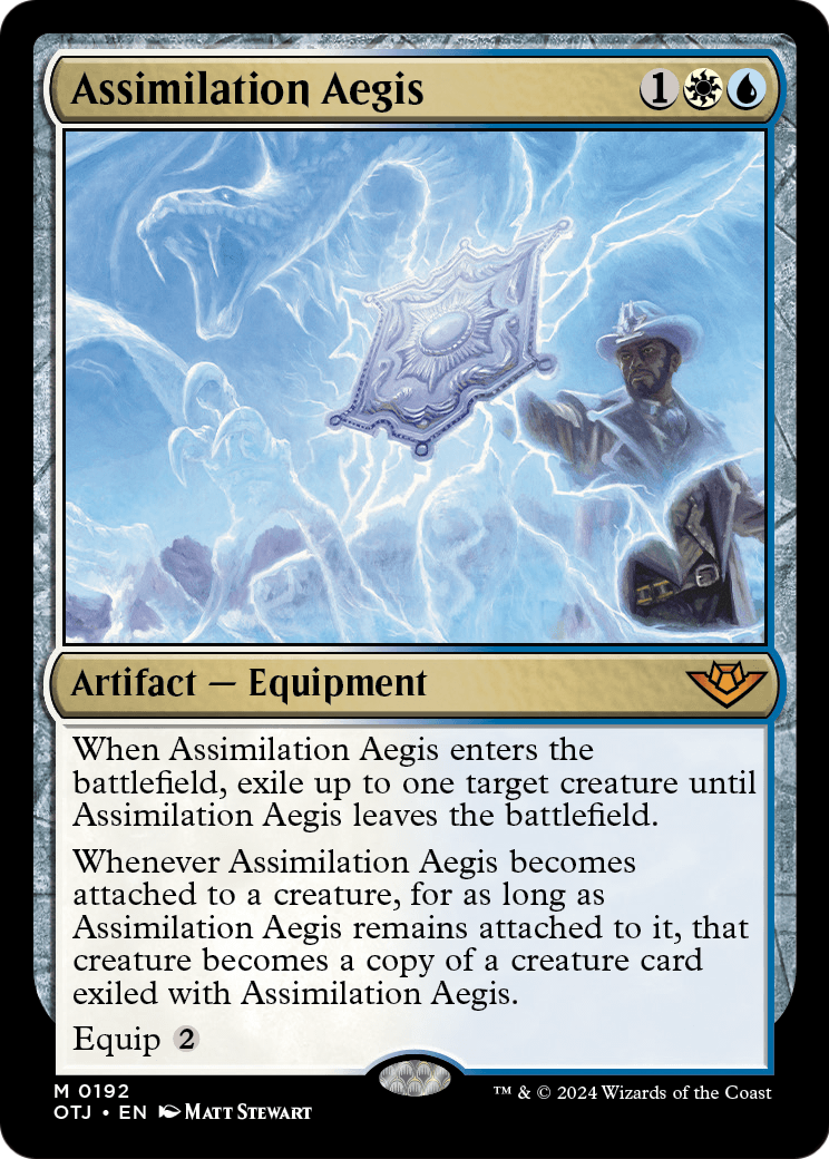 Assimilation Aegis (OTJ-192) - Outlaws of Thunder Junction Foil