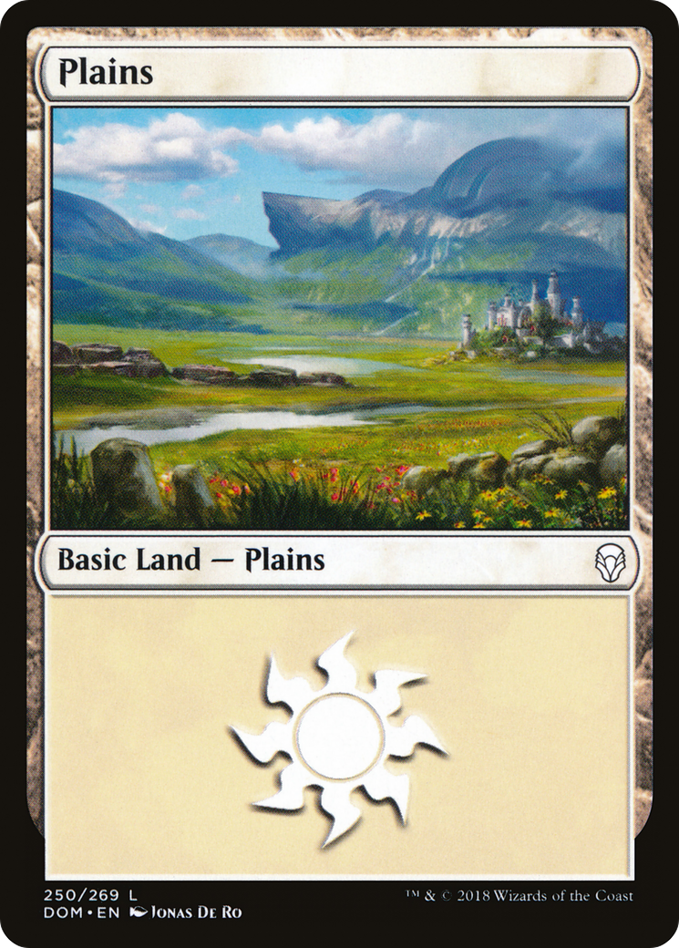 Plains (250) (DOM-250) - Dominaria Foil