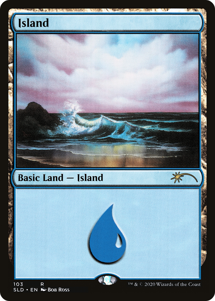 Island (103) (Bob Ross) (SLD-103) - Secret Lair Drop
