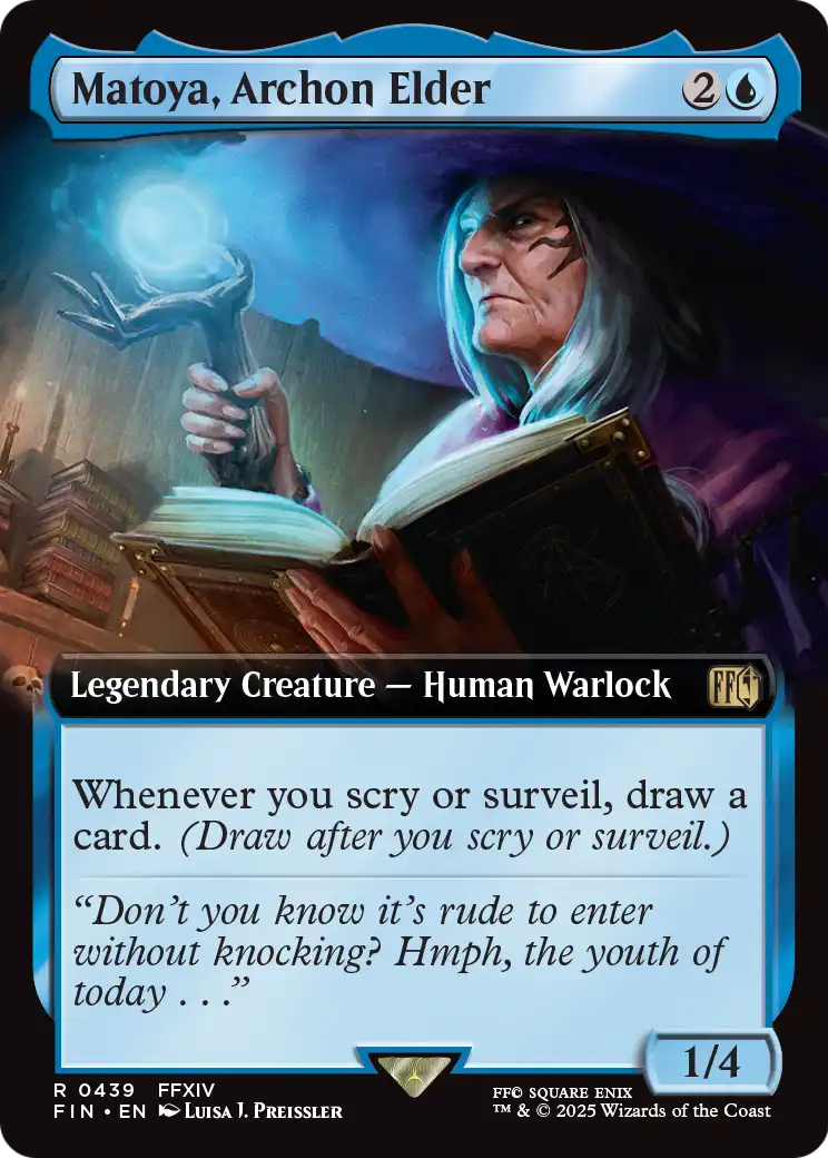 Matoya, Archon Elder (Extended Art) (FIN-439) - FINAL FANTASY: (Extended Art) Foil