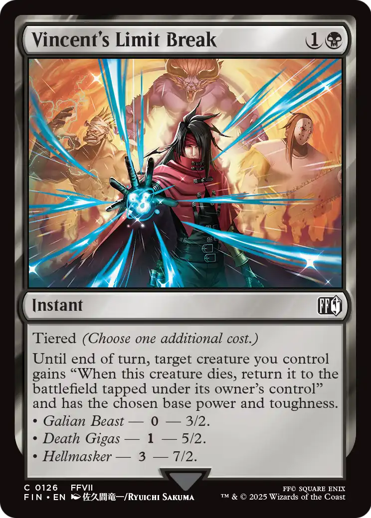 Vincent's Limit Break (FIN-126) - FINAL FANTASY Foil