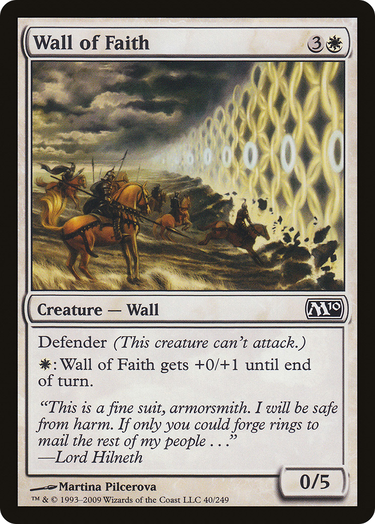 Wall of Faith (M10-040) - Magic 2010