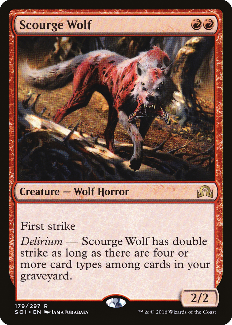 Scourge Wolf (SOI-179) - Shadows over Innistrad