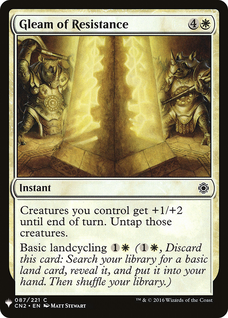 Gleam of Resistance (LIST-087) - The List
