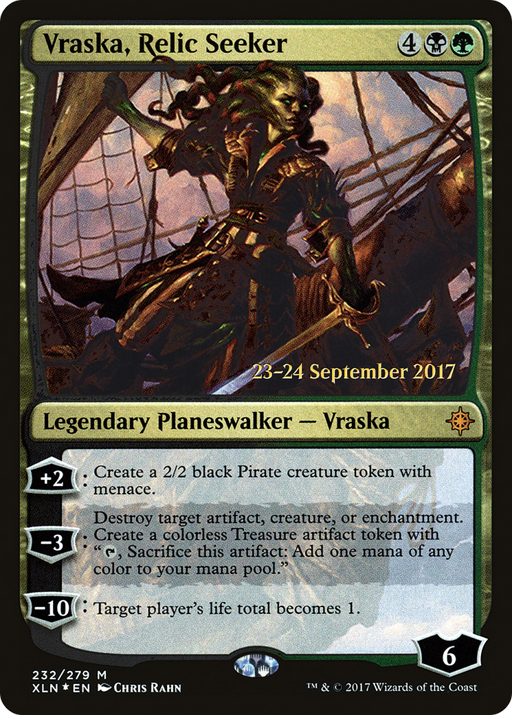 Vraska, Relic Seeker (PRE-232) - Ixalan Promos Foil