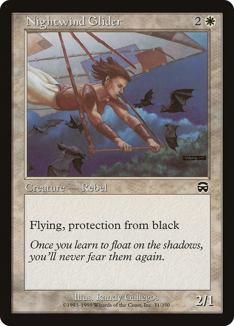 Nightwind Glider (MMQ-031) - Mercadian Masques Foil