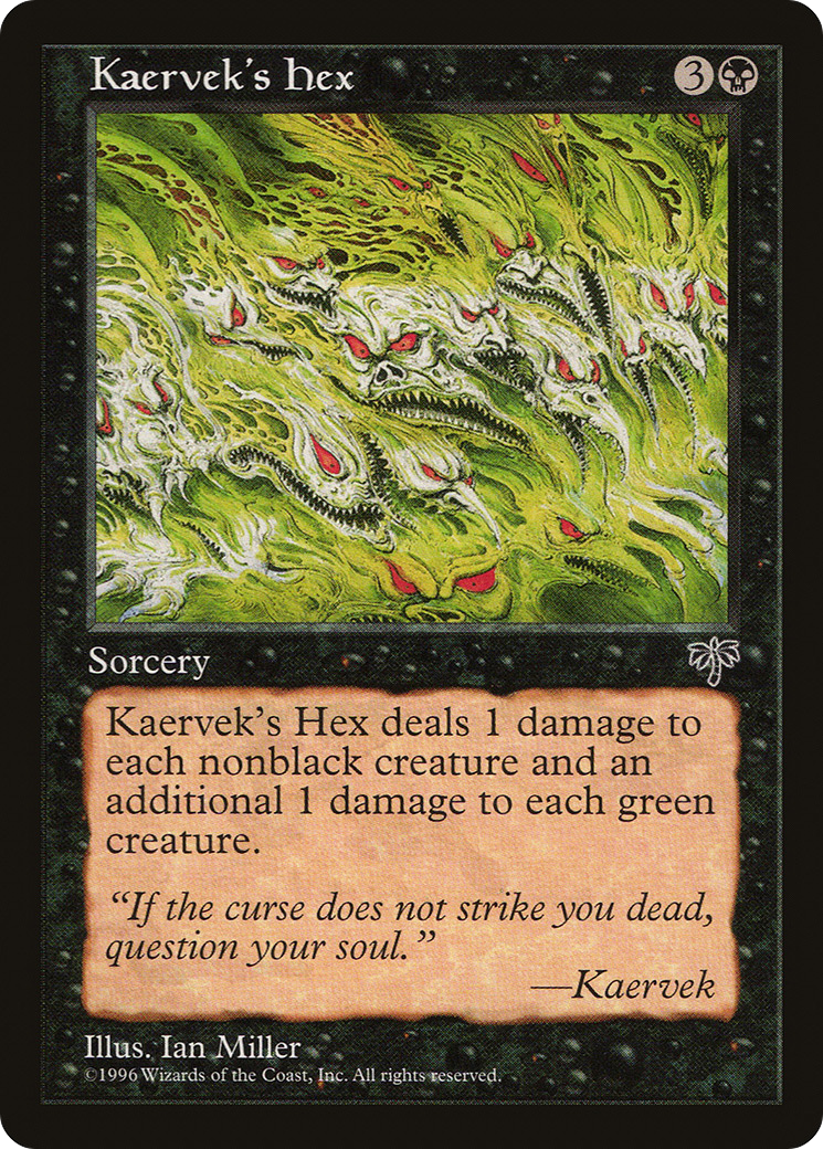Kaervek's Hex (MIR-) - Mirage