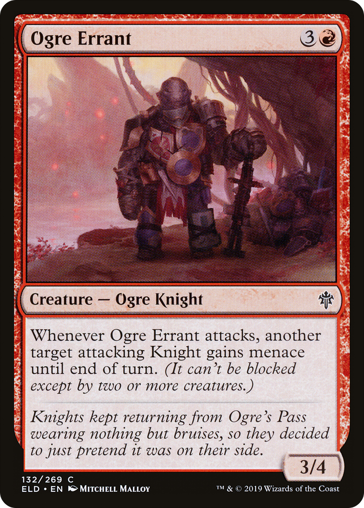 Ogre Errant (ELD-132) - Throne of Eldraine Foil