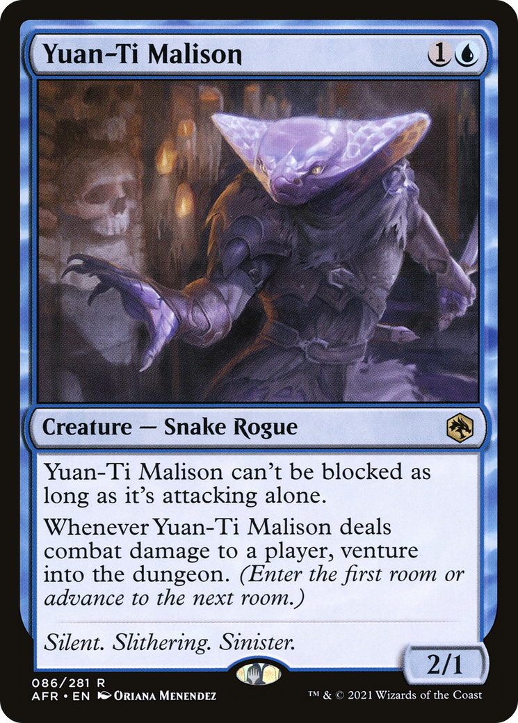 Yuan-Ti Malison (AFR-086) - Adventures in the Forgotten Realms Foil