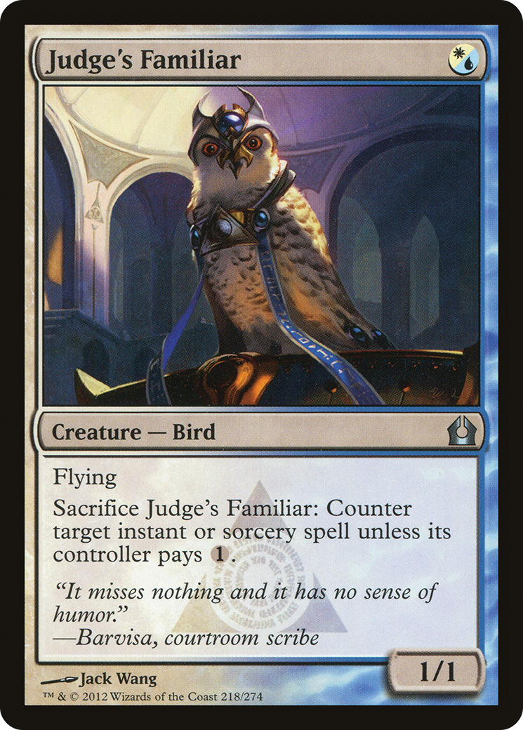 Judge's Familiar (RTR-218) - Return to Ravnica Foil