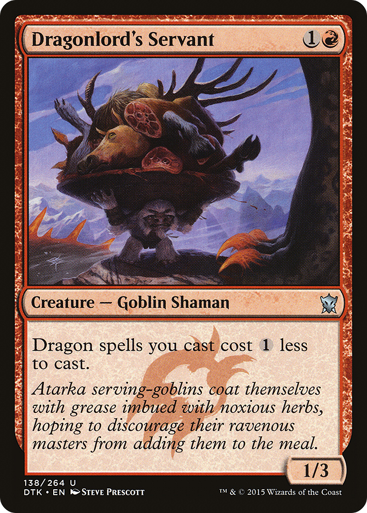 Dragonlord's Servant (DTK-138) - Dragons of Tarkir Foil