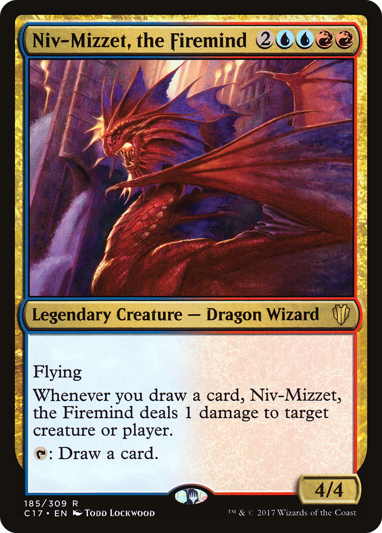 Niv-Mizzet, the Firemind (C17-185) - Commander 2017
