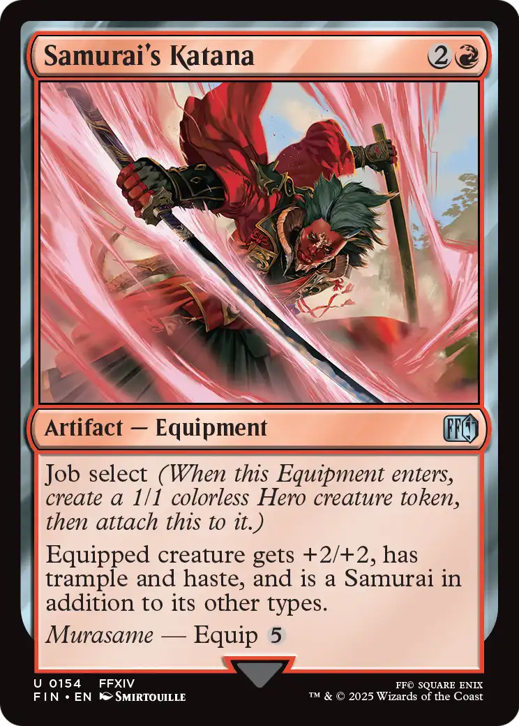 Samurai's Katana (FIN-154) - FINAL FANTASY