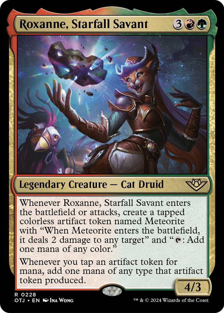 Roxanne, Starfall Savant (OTJ-228) - Outlaws of Thunder Junction Foil