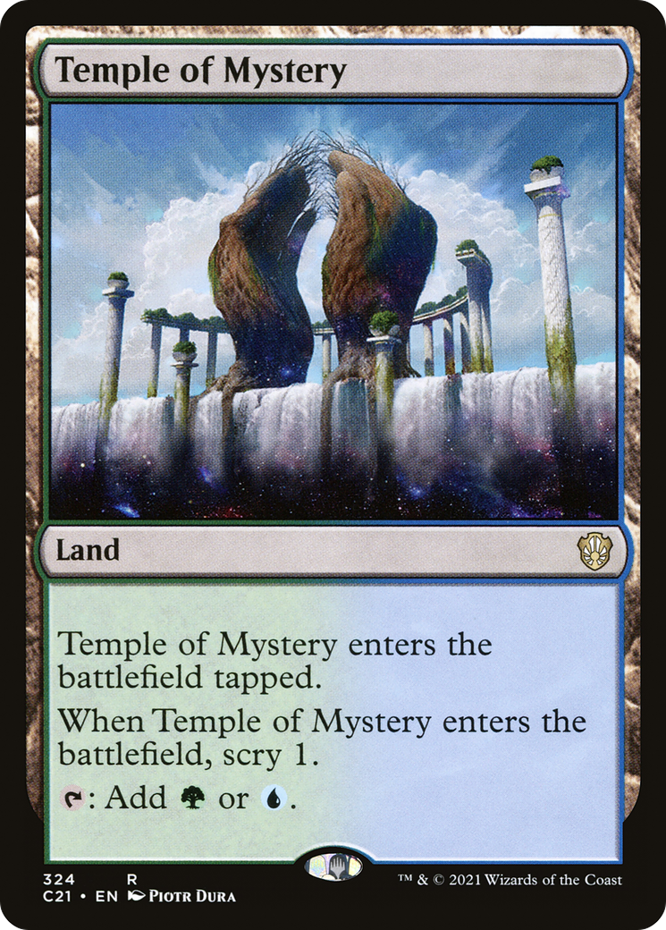 Temple of Mystery (C21-324) - Commander 2021