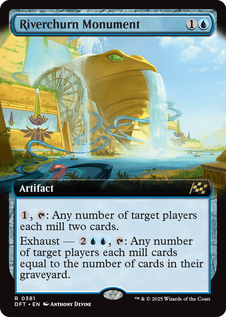 Riverchurn Monument (Extended Art) (DFT-381) - Aetherdrift: (Extended Art)