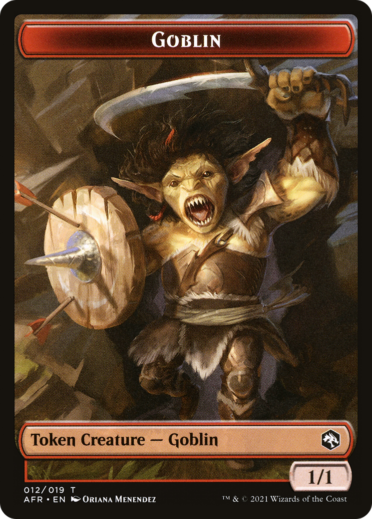 Goblin (TAFR-012) - Adventures in the Forgotten Realms Tokens Foil