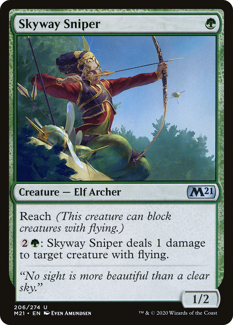 Skyway Sniper (M21-206) - Core Set 2021 Foil