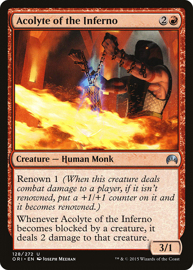 Acolyte of the Inferno (ORI-128) - Magic Origins