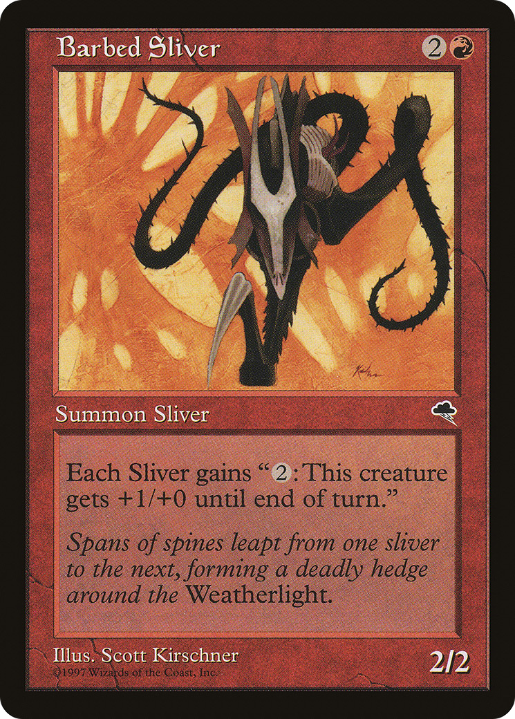 Barbed Sliver (TMP-163) - Tempest