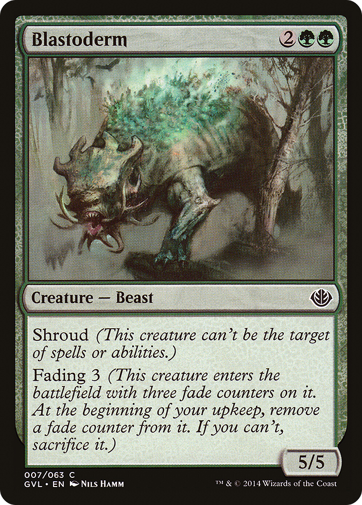 Blastoderm (DD3-007) - Duel Decks Anthology: Garruk vs. Liliana