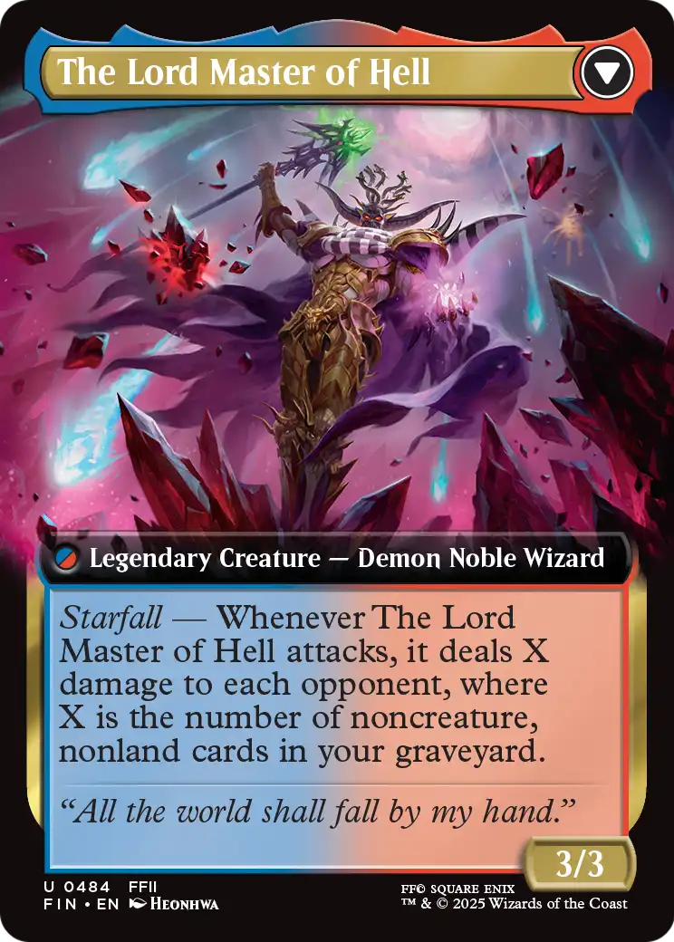 The Emperor of Palamecia (Extended Art) (FIN-484) - FINAL FANTASY: (Extended Art) Foil
