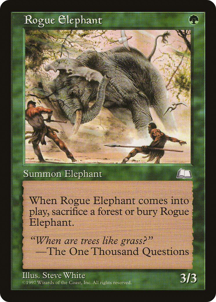 Rogue Elephant (WTH-) - Weatherlight