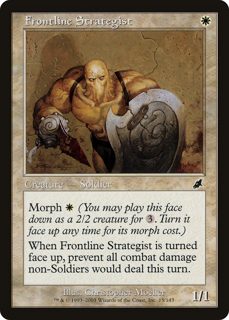 Frontline Strategist (SCG-015) - Scourge Foil