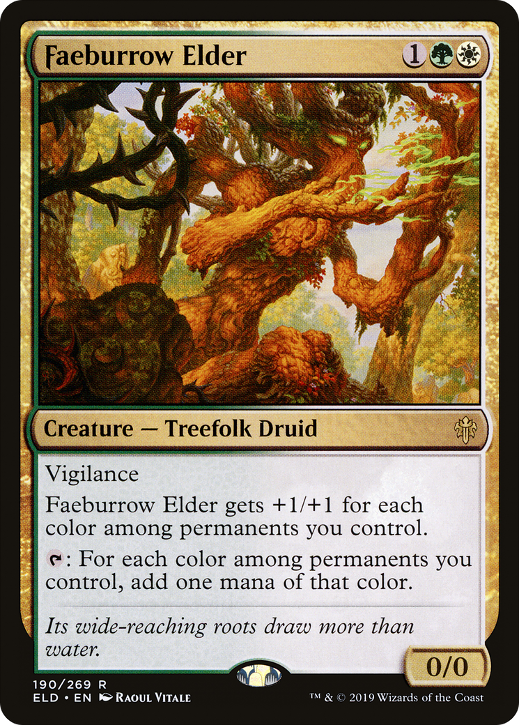 Faeburrow Elder (ELD-190) - Throne of Eldraine Foil
