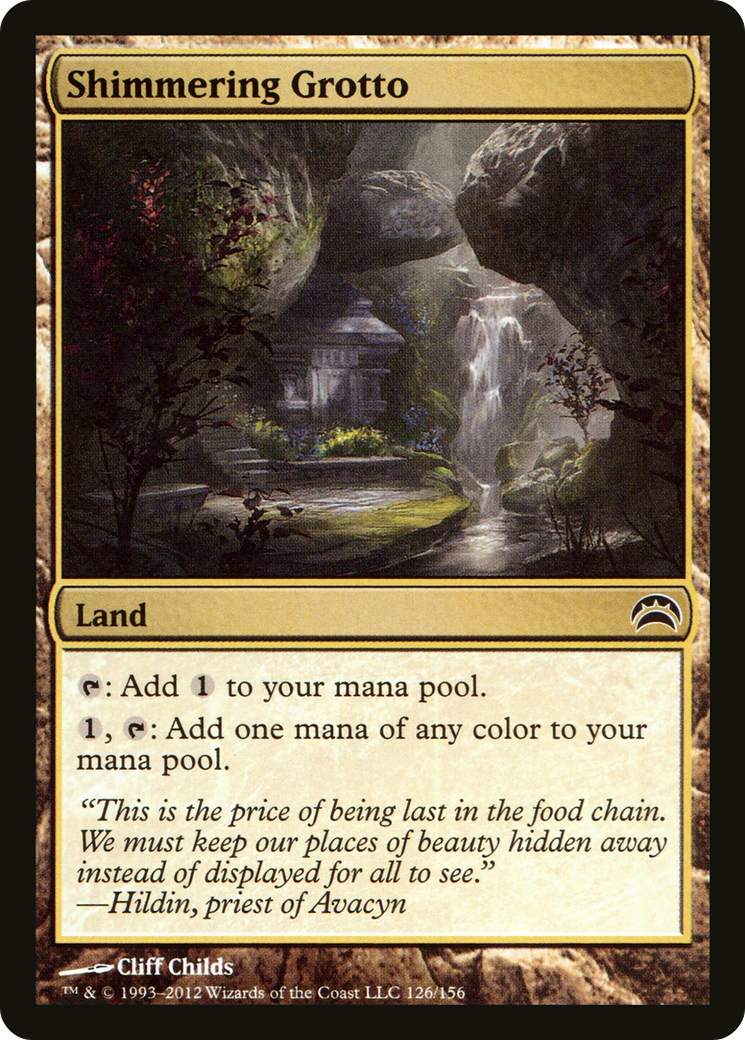 Shimmering Grotto (PC2-126) - Planechase 2012 Foil