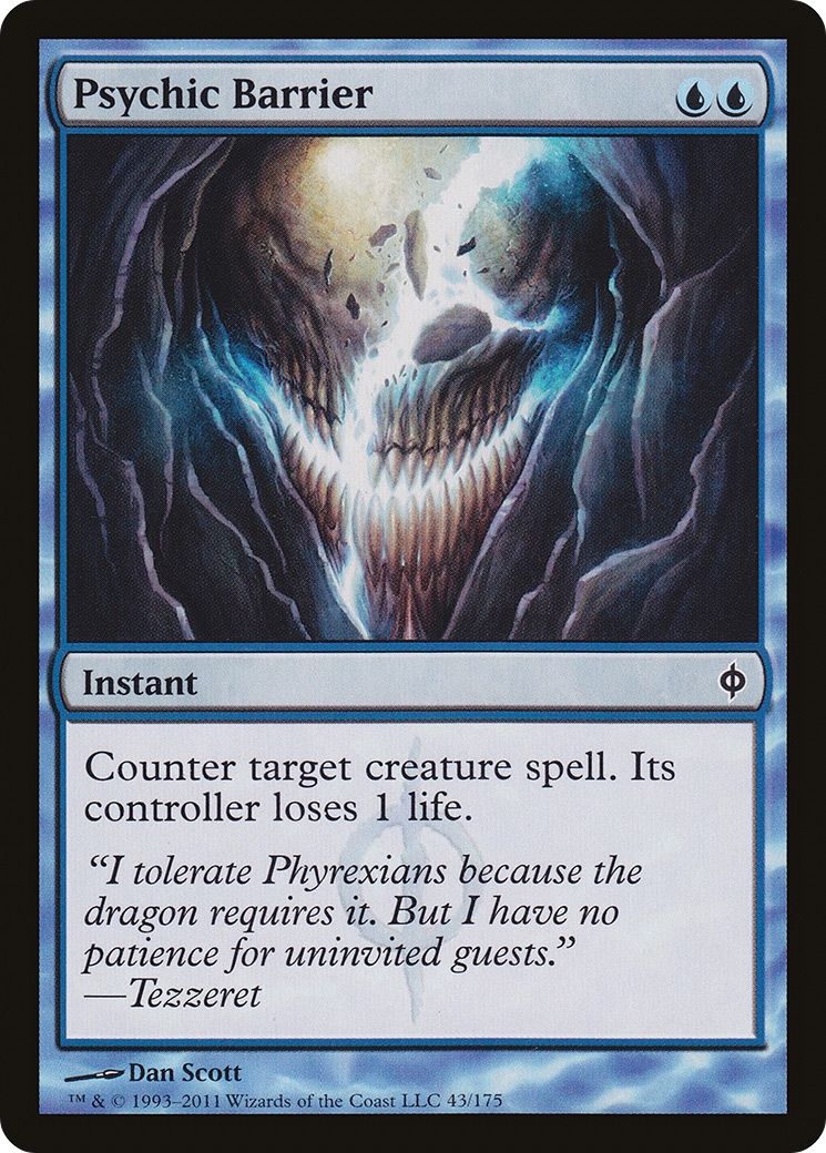 Psychic Barrier (NPH-043) - New Phyrexia Foil