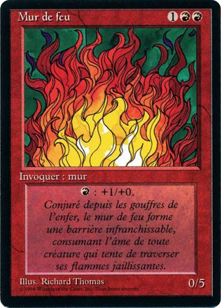 Wall of Fire (FBB-183) - Foreign Black Border