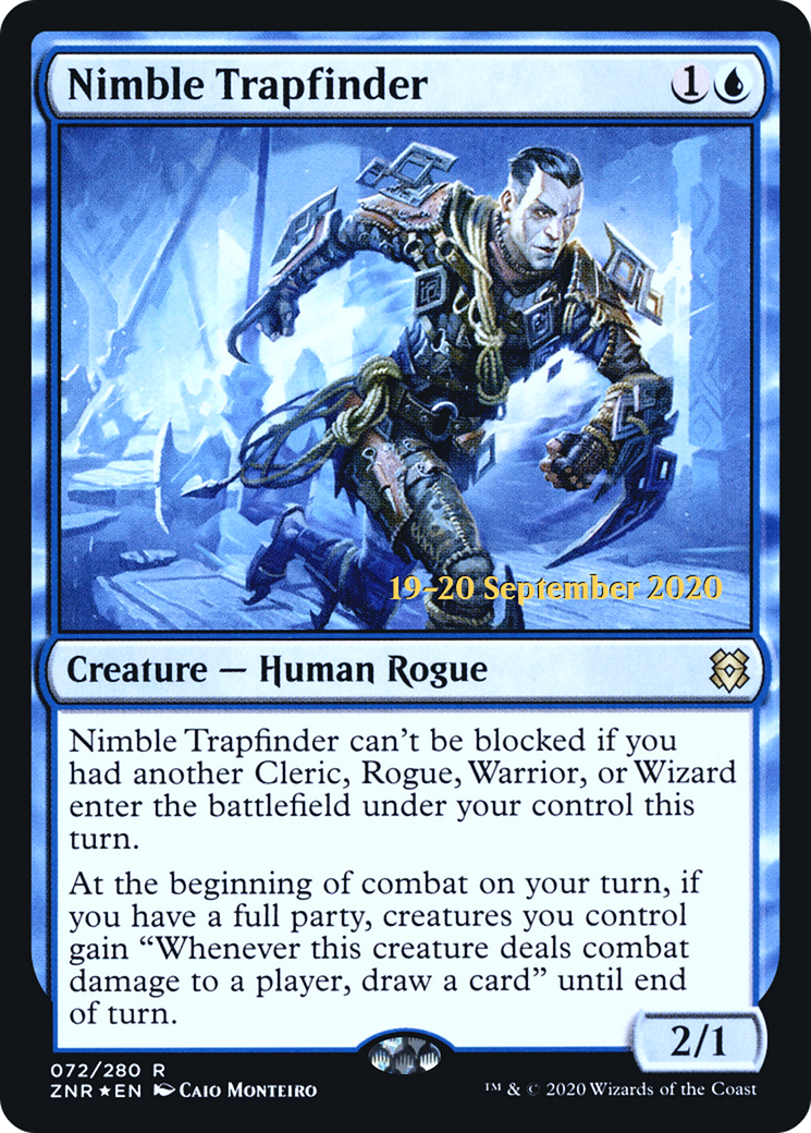 Nimble Trapfinder (PRE-072) - Zendikar Rising Promos Foil