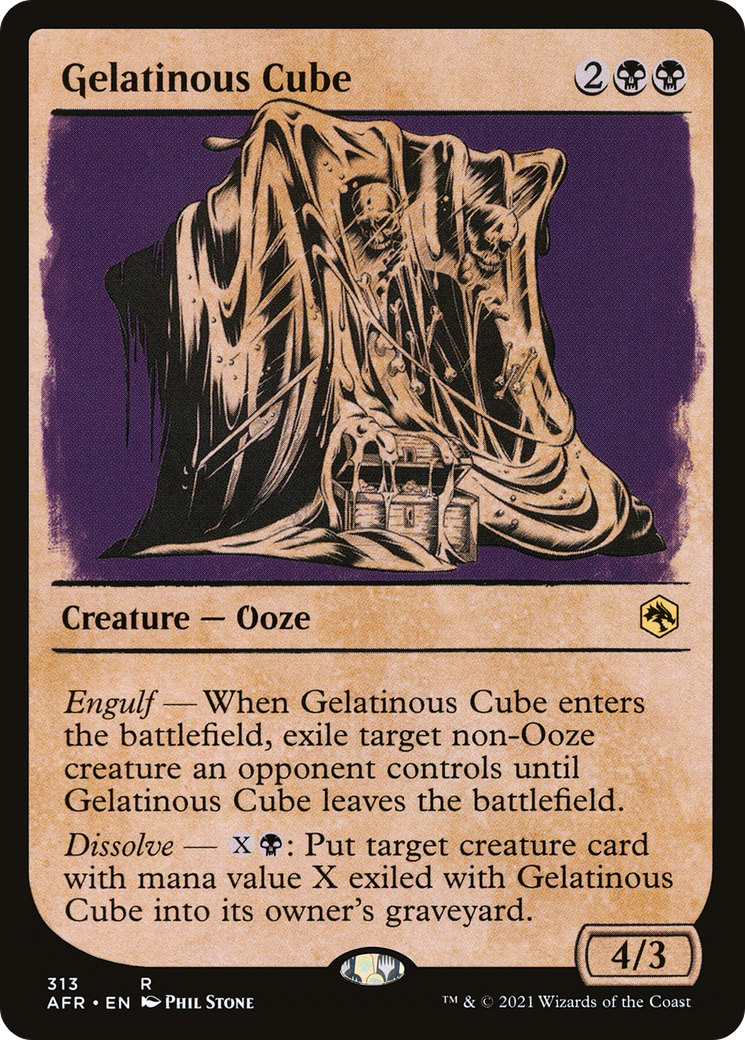 Gelatinous Cube (Showcase) (AFR-313) - Adventures in the Forgotten Realms: (Showcase)