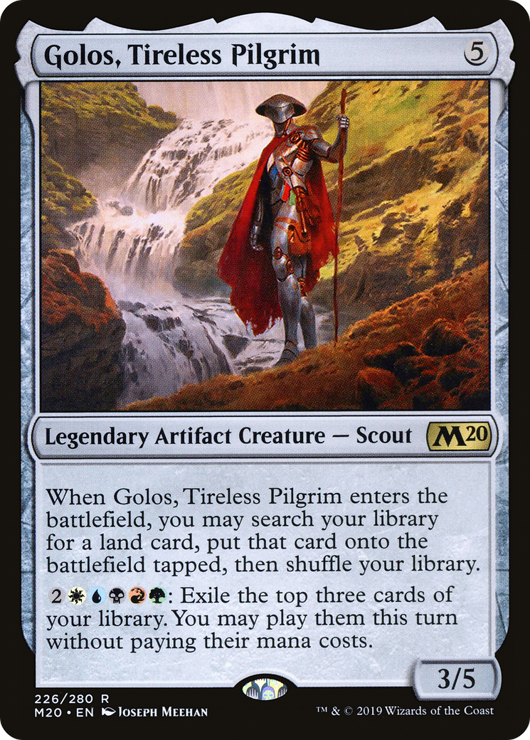 Golos, Tireless Pilgrim (M20-226) - Core Set 2020 Foil