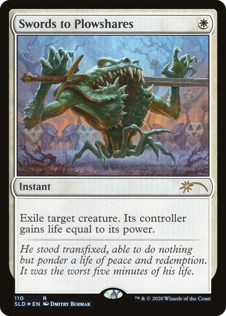 Swords to Plowshares (110) (SLD-110) - Secret Lair Drop Foil