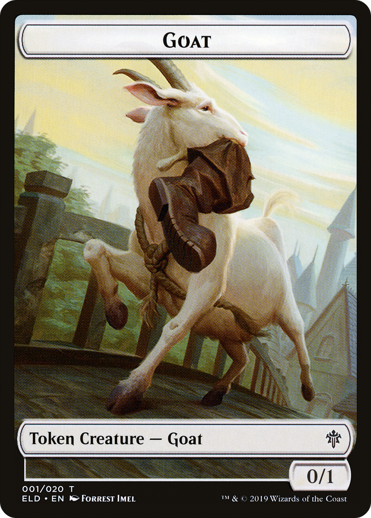 Goat (TELD-001) - Throne of Eldraine Tokens Foil