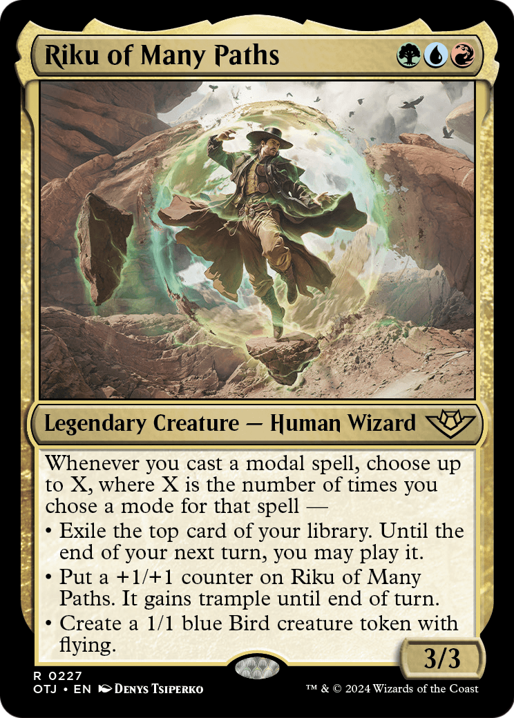 Riku of Many Paths (OTJ-227) - Outlaws of Thunder Junction