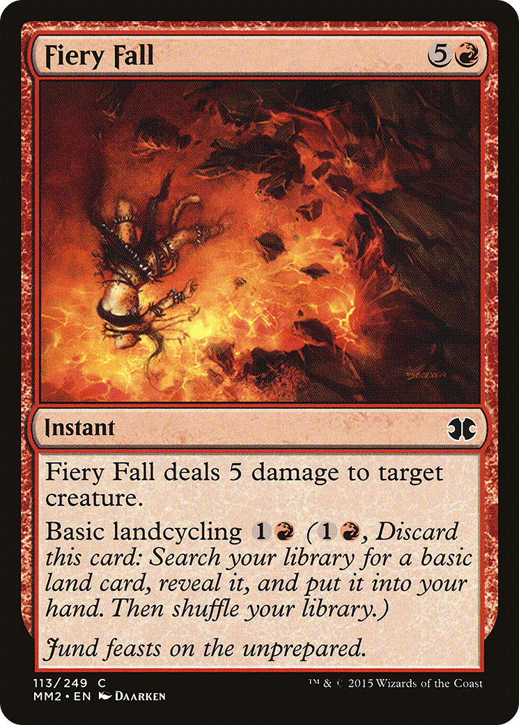 Fiery Fall (MM2-113) - Modern Masters 2015 Foil
