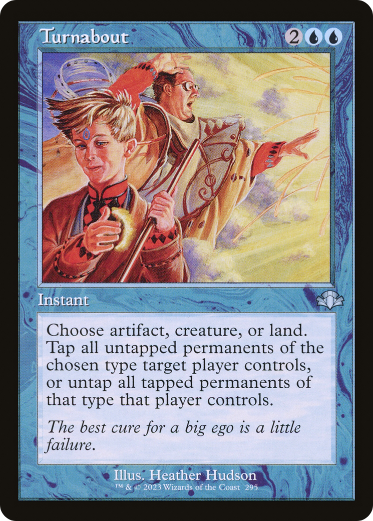 Turnabout (Retro Frame) (DMR-295) - Dominaria Remastered
