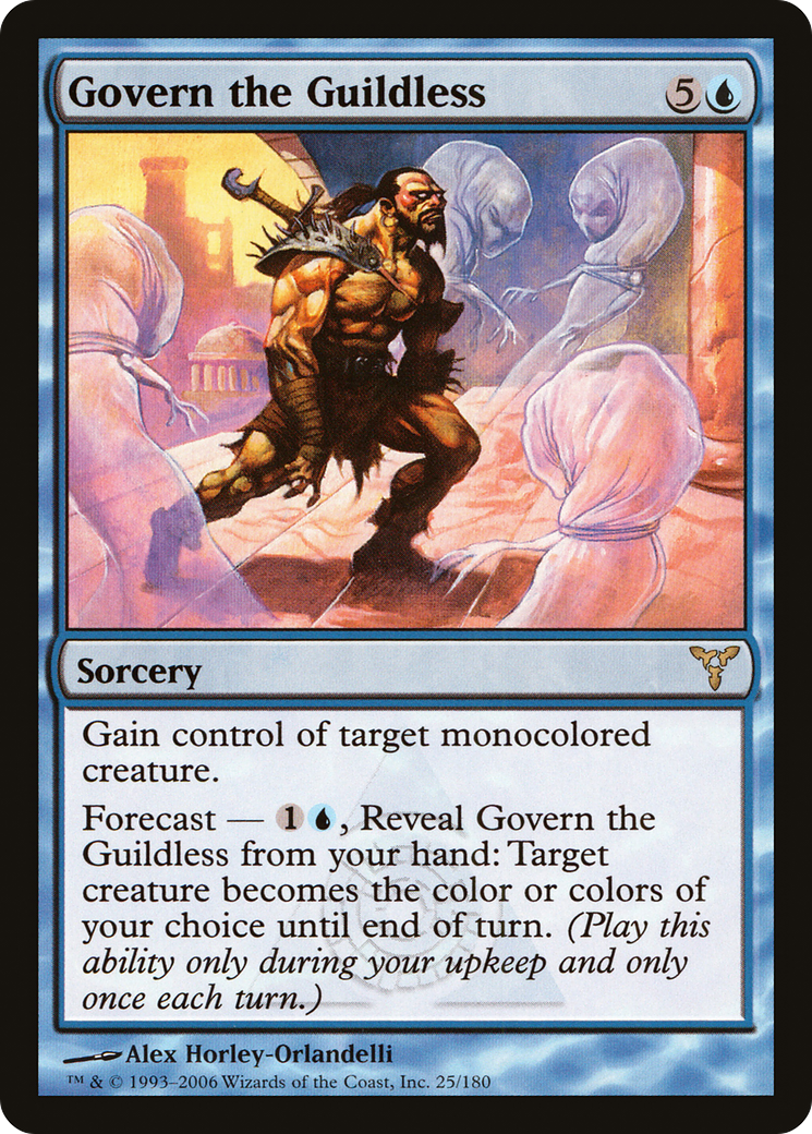 Govern the Guildless (DIS-025) - Dissension Foil