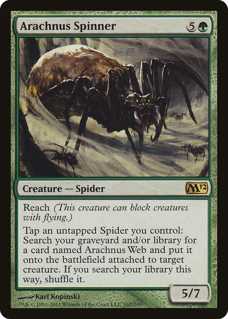 Arachnus Spinner (M12-162) - Magic 2012 Foil