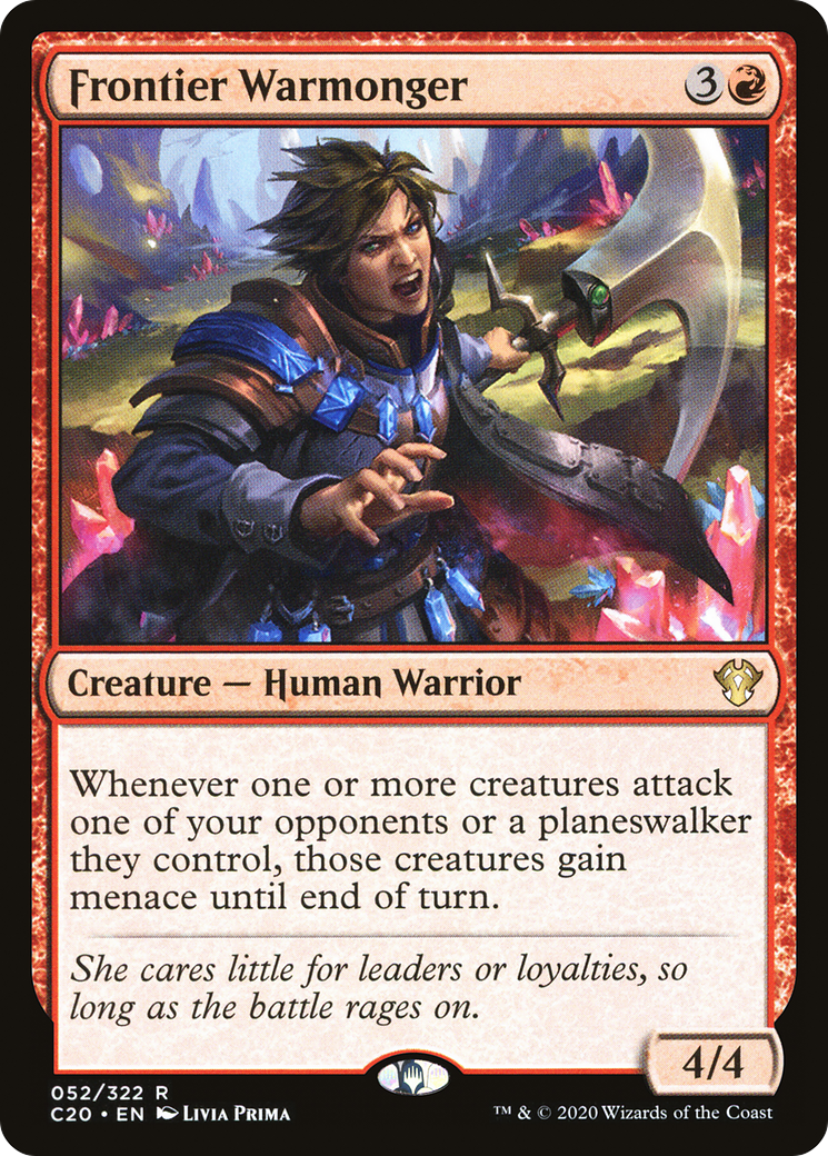 Frontier Warmonger (C20-052) - Commander 2020