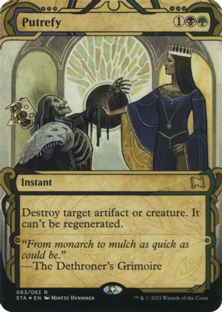 Putrefy (Foil Etched) (STA-063) - Strixhaven Mystical Archive (Borderless) Foil