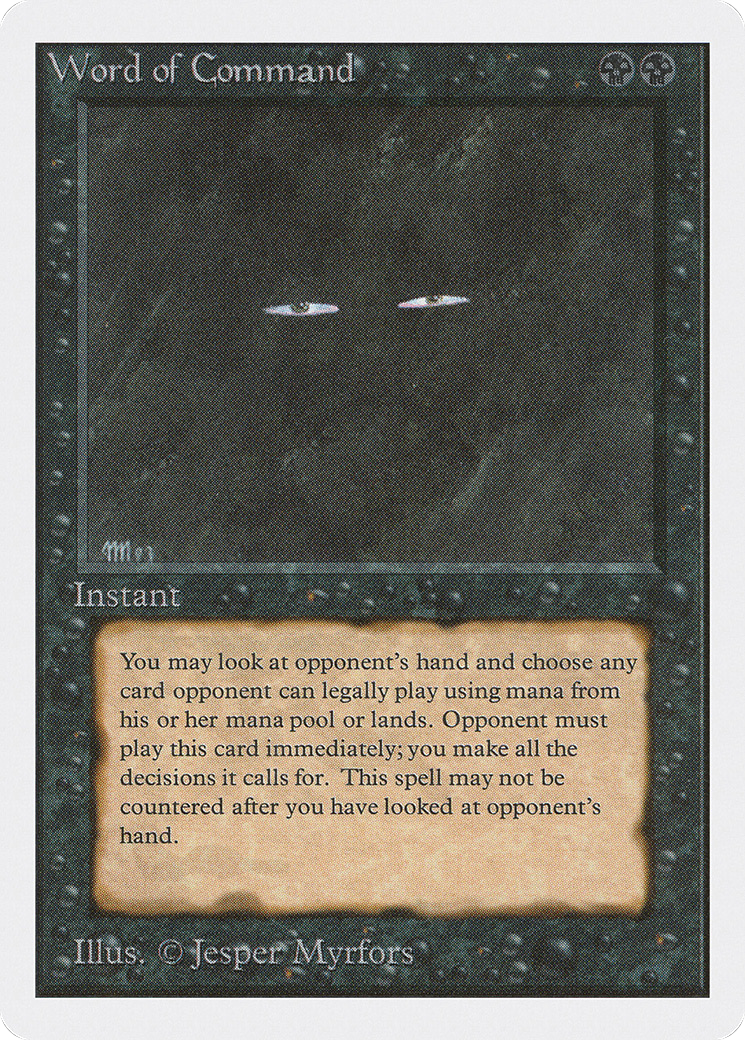 Word of Command (2ED-) - Unlimited Edition