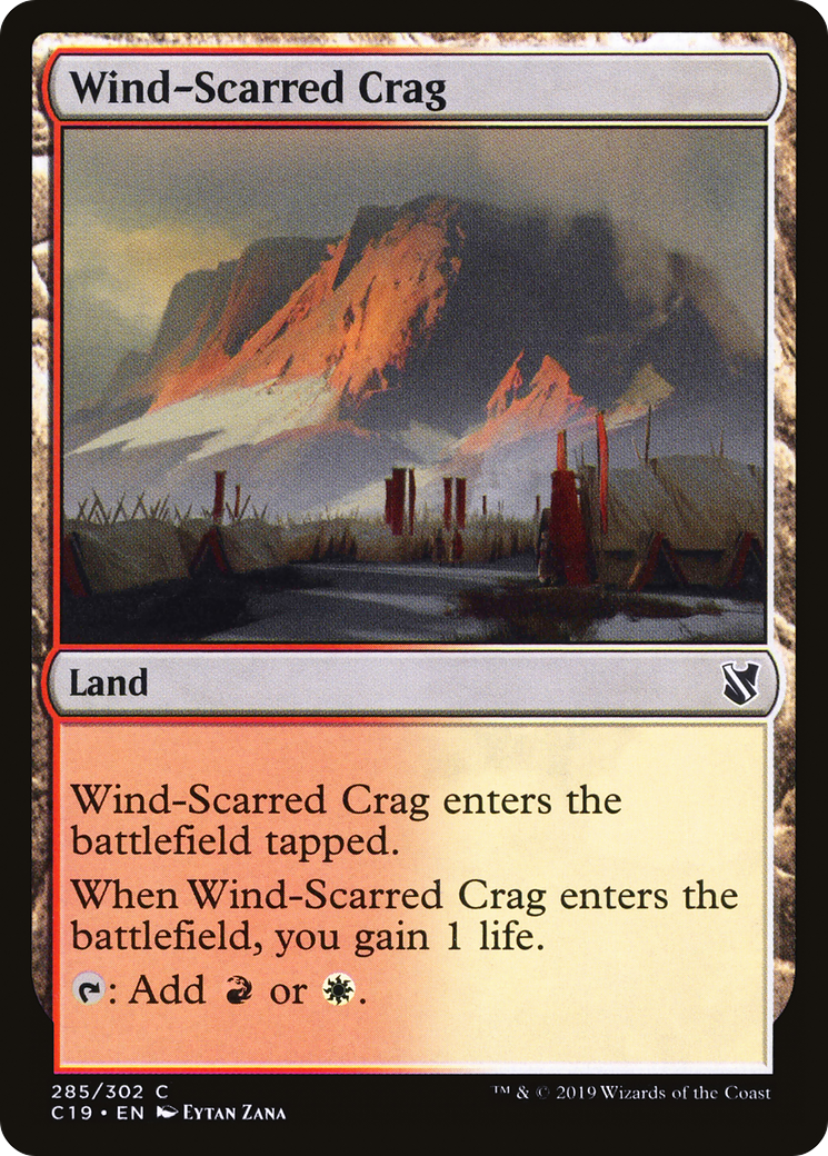 Wind-Scarred Crag (C19-285) - Commander 2019