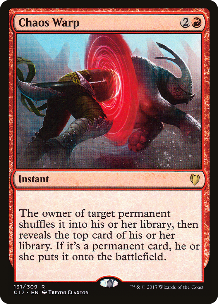 Chaos Warp (C17-131) - Commander 2017