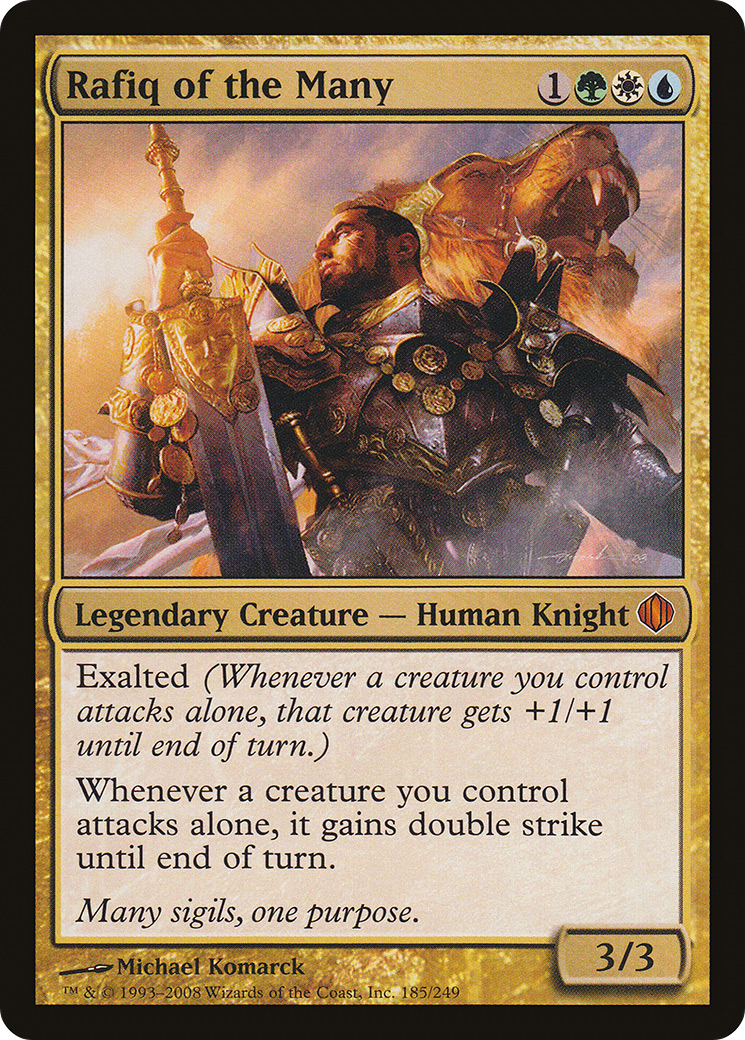 Rafiq of the Many (ALA-185) - Shards of Alara Foil